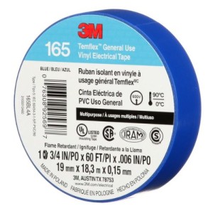 CINTA AISLANTTE  165 3M AZUL 19 MM X 18.5M