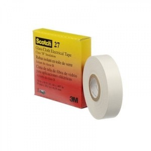 CINTA ADHESIVA SCOTCH 27 FIBRA VIDRIO BLANCO 3/4