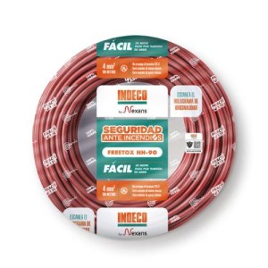 CABLE NH-90 450/750V 4MM2  ROJO INDECO 