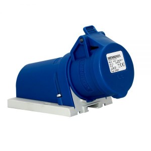 TOMA VISIBLE 16A 2P+T 250V AZUL 6H IP44 MENNEKES