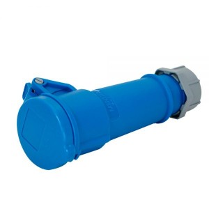 TOMA AEREO 16A 2P+T 250V AZUL 6H IP44 MENNEKES