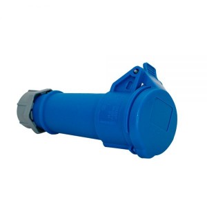TOMA AEREO 16A 2P+T 250V AZUL 6H IP44 MENNEKES