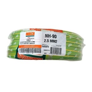 CABLE NH-90 450/750V 2.5MM2 VERDE AMARILLO INDECO