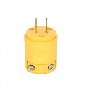 LEVITON ENCHUFE USO/RESIDENCIAL 2P AMARILLO 15A 125V PVC
