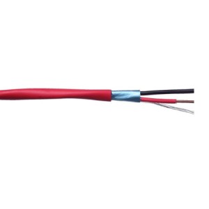 Cable FPLR alarma contra incendios apantallado 2x14AWG libre de halógeno, UL, x rollo